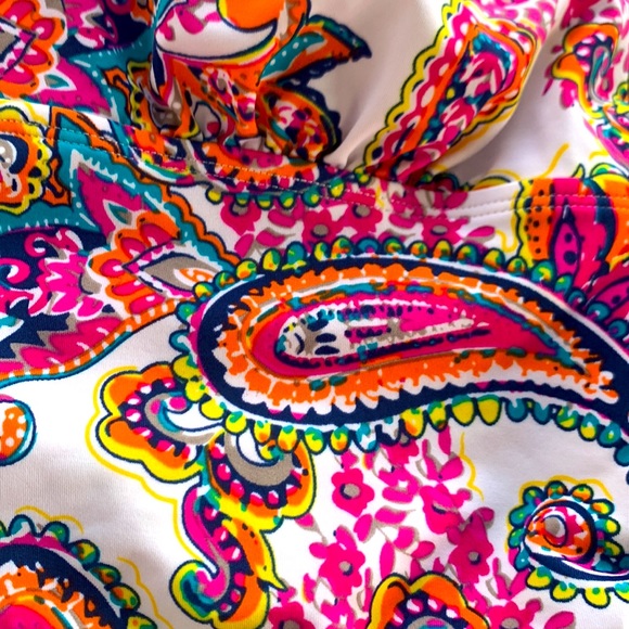 Women’s Hilor Paisley Halter Top One Piece Swimsuit Size 18 - Picture 11 of 12